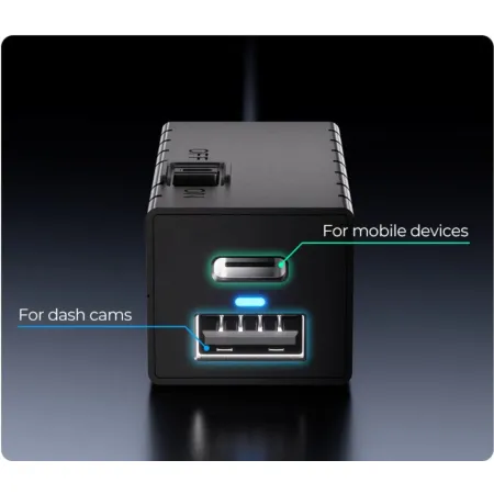 VIOFO OP100 OBD-II – zasilacz  trybu parkingowego 12V/24V USB-C + USB-A
